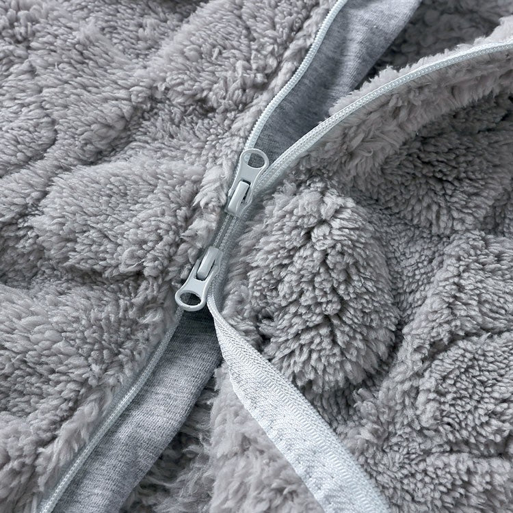 Cartoon Baby Clothes Boy Romper Long Sleeve Arctic Velvet Hooded Baby Girl Romper Winter Warm Newborn Clothes 0-18 Months
