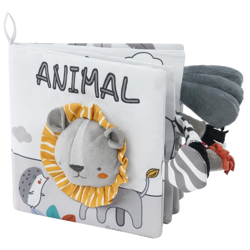 Infant Book Toy Crinkle Soft Cloth Baby Books Touch and Feel Sensory Toddler Activity Early Education Stroller Toy Sound Paper