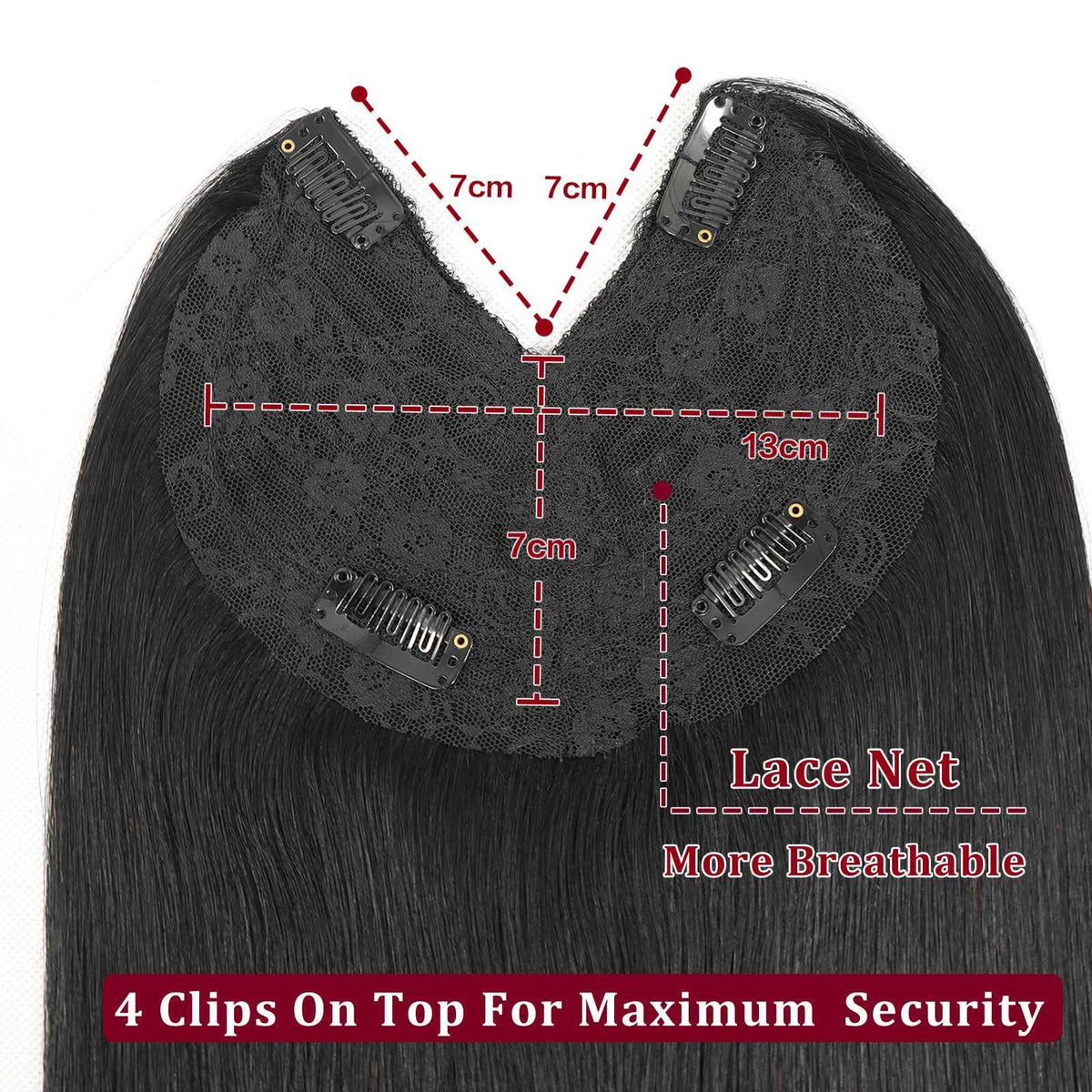 V Shape Clip In Human Hair Extensions Invisible Brown Blonde Highlight Toppers For Women Straight Brazilian Remy Hair 16Inch