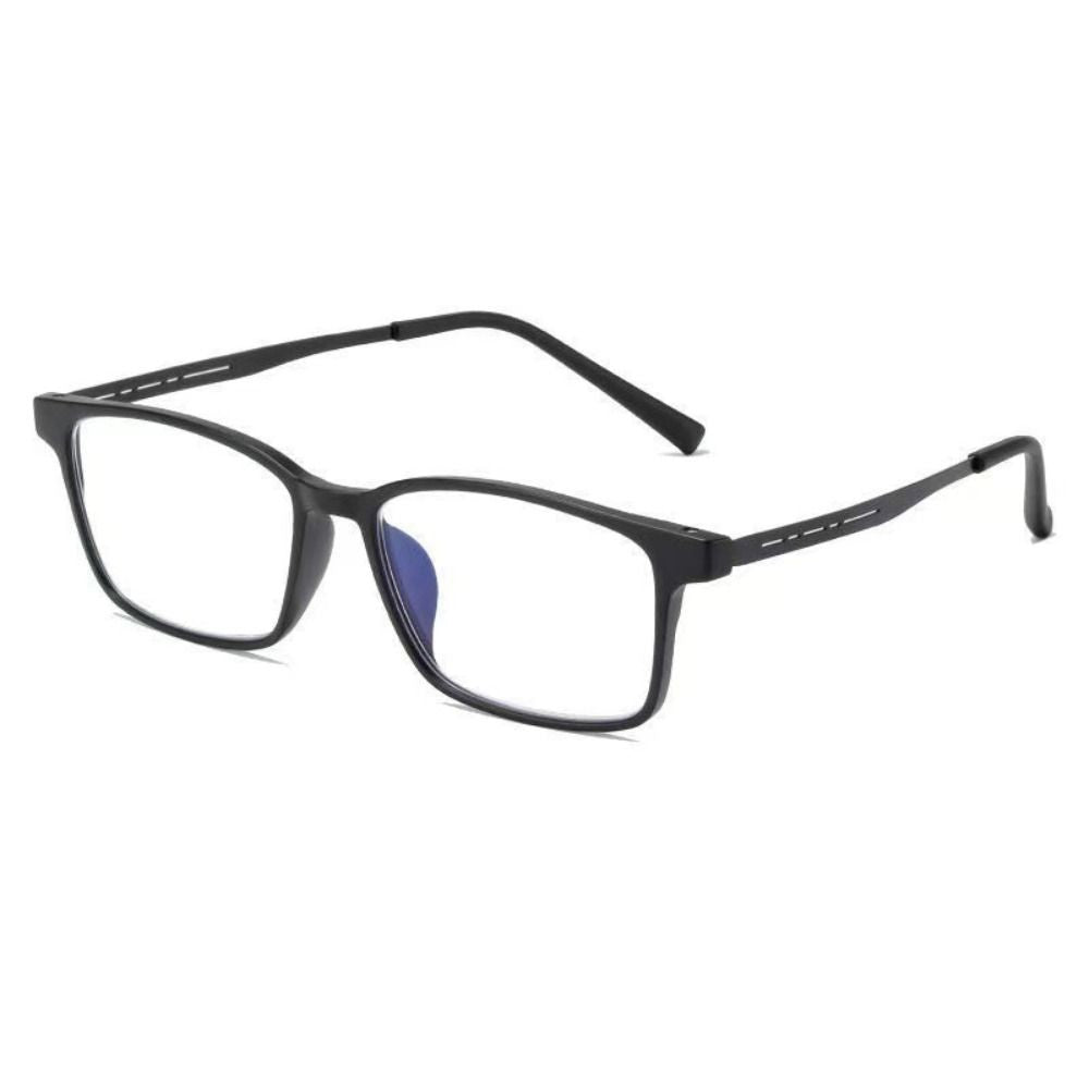 Blue Light Blocking Reading Glasses Men Women Ultralight TR90 Titanium Alloy Optical Frame Eyeglasses Square Eyewear