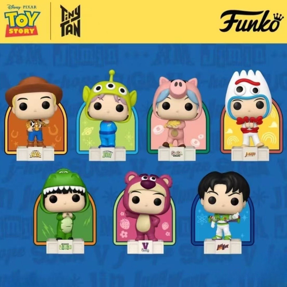Bangtan Boys Series Action Figure Funko Pop Toy Story Co-Branded Jung Kook Limited Edition Figures Fans Collect Original Gifts