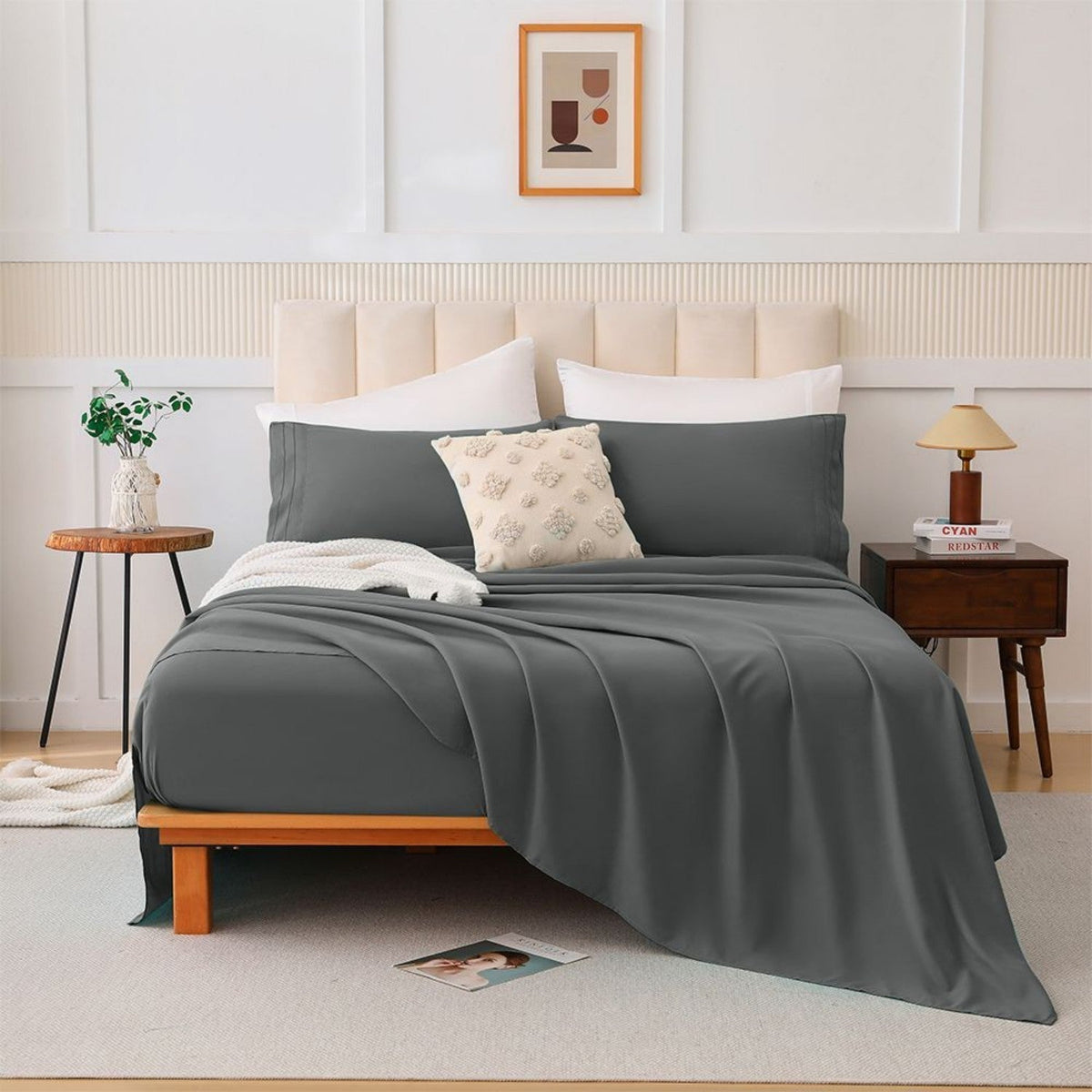 four-piece bed set, K
