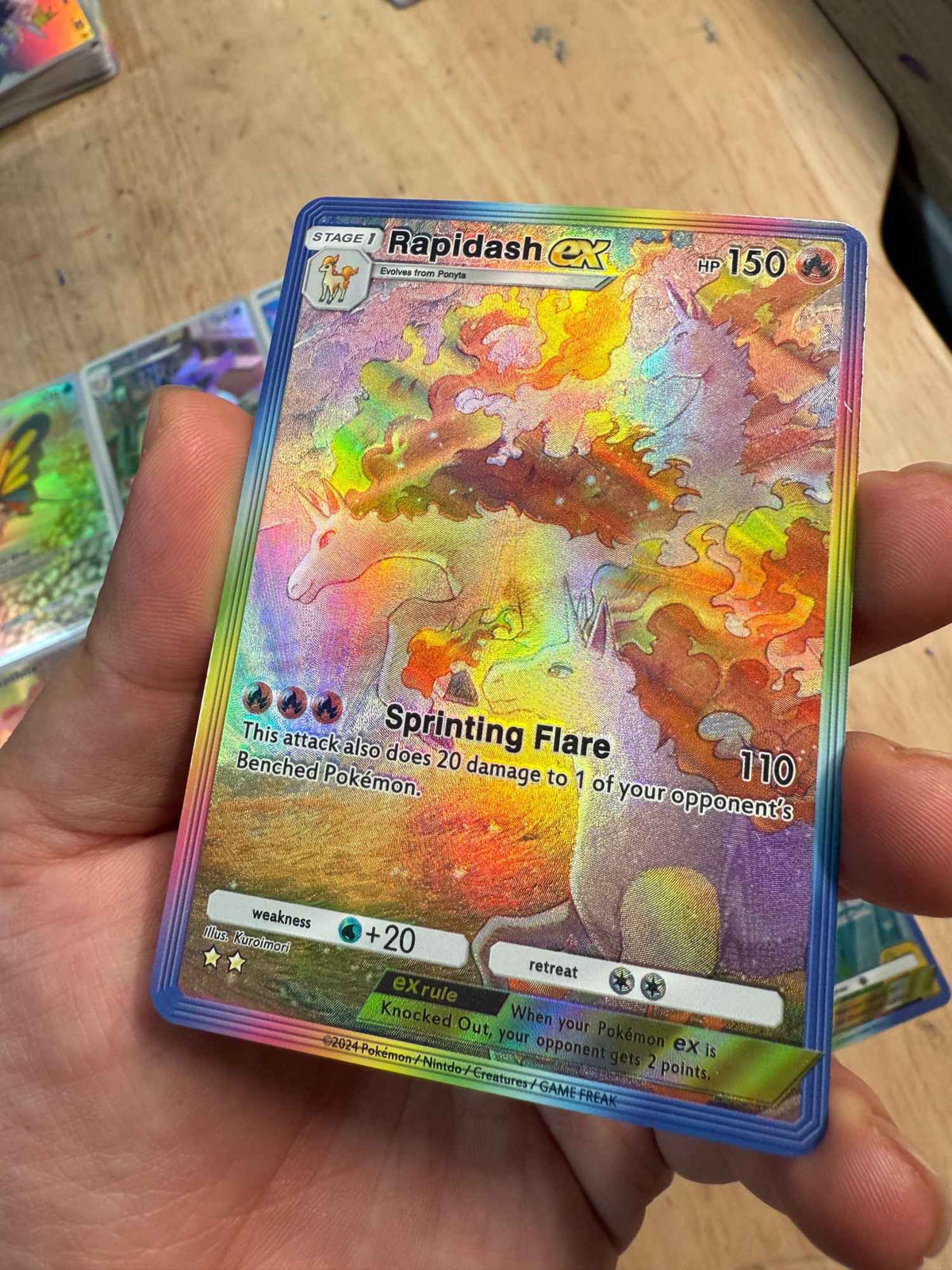 Diy Pokemon ptcg Pocket Self Control Collect Signature Trading Flash Card Anime Cartoon Christmas Diy Gift