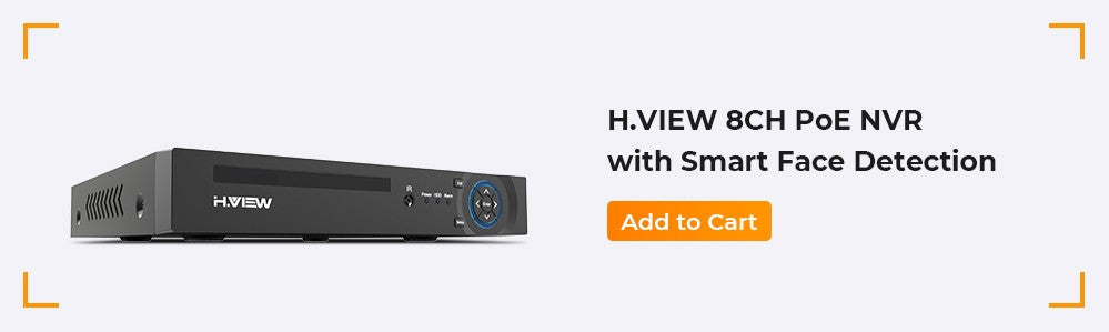 H.View 5Mp 8Mp 4K Ip Camera Poe Ai Face Detection Cctv Security Cameras H.265 Outdoor Audio Video Surveillance onvif xmeye