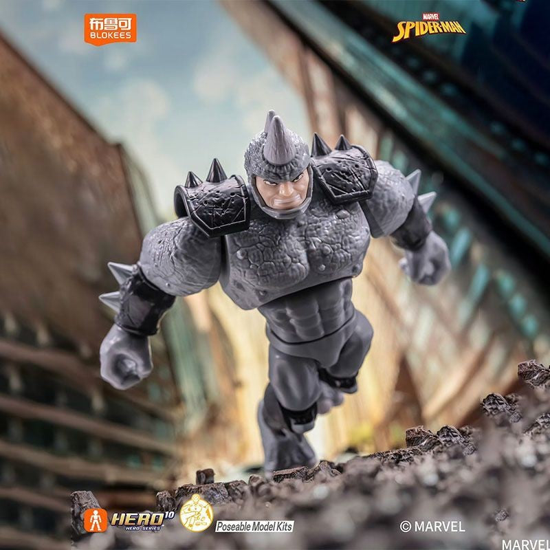 Blokees Hobie Brown Spider-Man Green Goblin Sandman Electro Shocker Spider-Man 2099action Figure Assembly Collection Toys Gifts