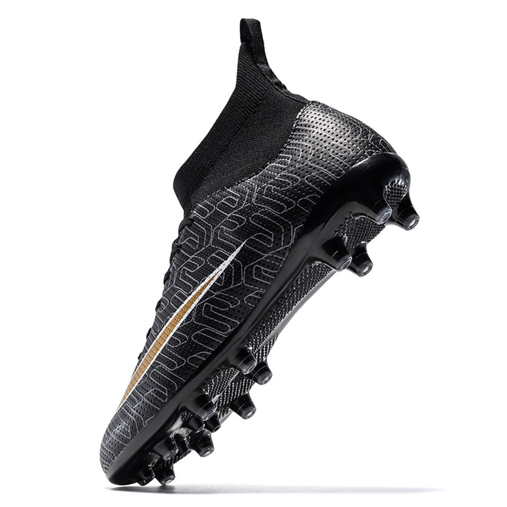 Men's and Women's Football Cleats Firm Ground Outdoor Football Shoes Lightweight Sports Sneaker Rugby Boots