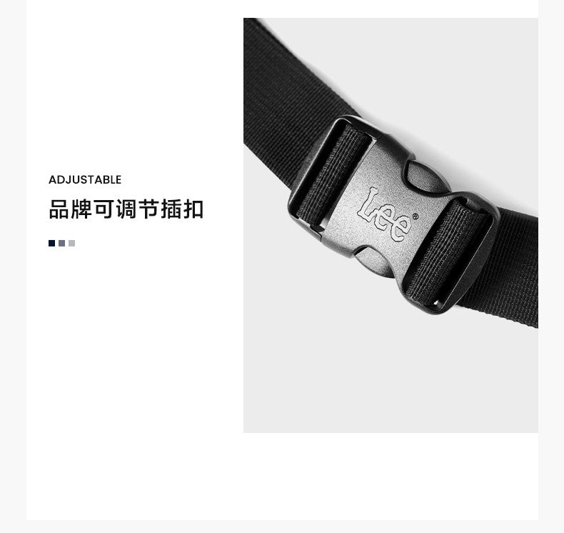 LEE Women Men Oxford Crossbody Waist Bag Waterproof Running Sport Single Shoulder Slingbag Travel iPad Pocket Daily Fanny Pack