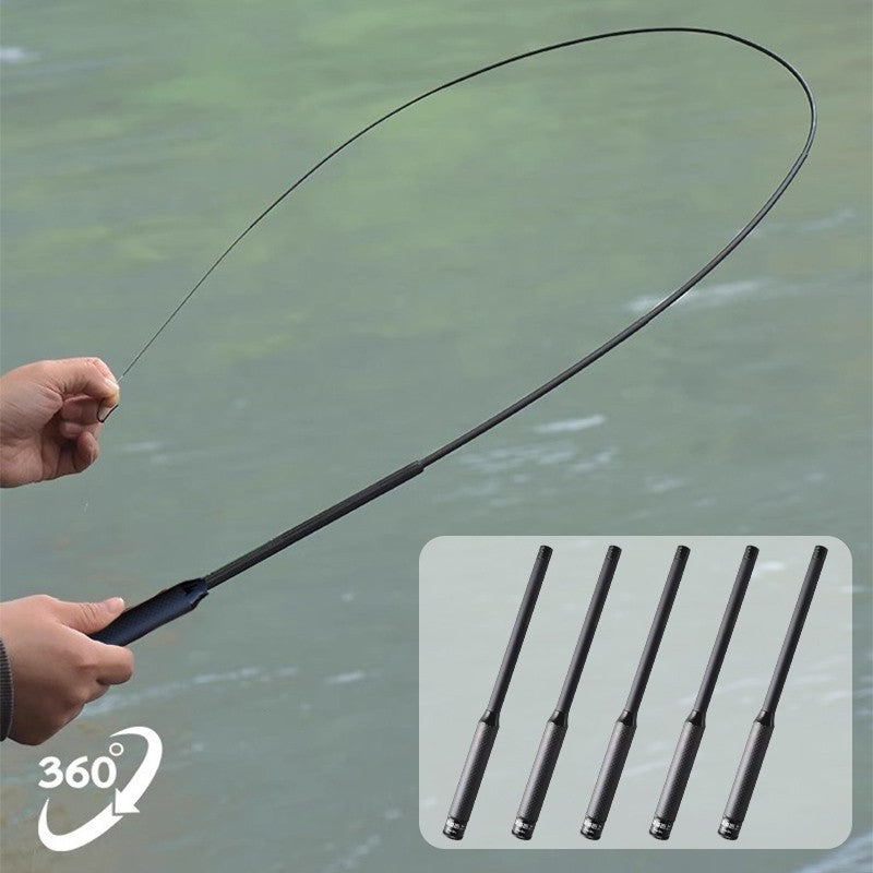 Telescopic Fishing Rod 1.3/1.5/1.8/2.0/2.2m Mini Pocket Extendable Ice Fishing Poles Sea Fishing Rod for Bass Pike Rockfish Rods