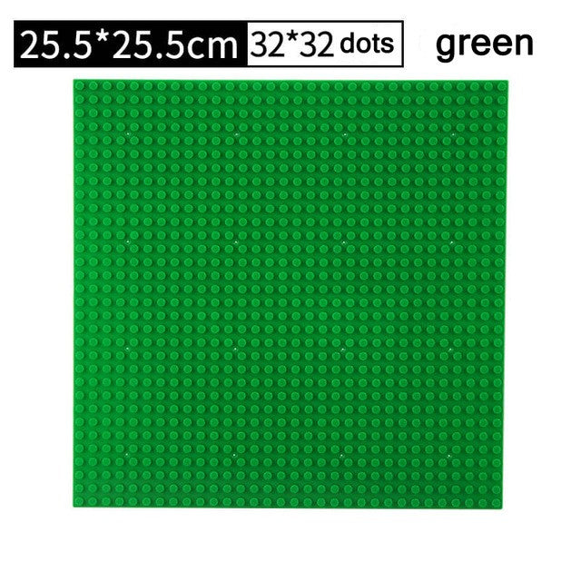City Road Street Baseplate Straight Crossroad Curve T-Junction Building Blocks Base Plate 32*32 Compatible All Brands City