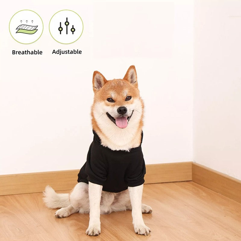 2021 Winter Pet Dog Clothes Dogs Hoodies Fleece Warm Sweatshirt Small Medium Large Dogs Jacket Clothing Pet Costume Dogs Clothes