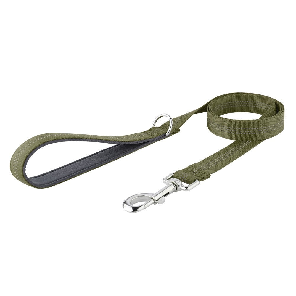 Dogs Leads Leashes Reflective Drawstring Pet Leash Explosion-proof Medium Large Dog Running Leash Wear-resistant and Durable