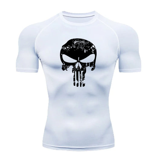 2024 Compression Shirt for Men, Superhero T-Shirt, Quick-Drying, Breathable, Short-Sleeved, Outdoor Sports, Running, S-3XL