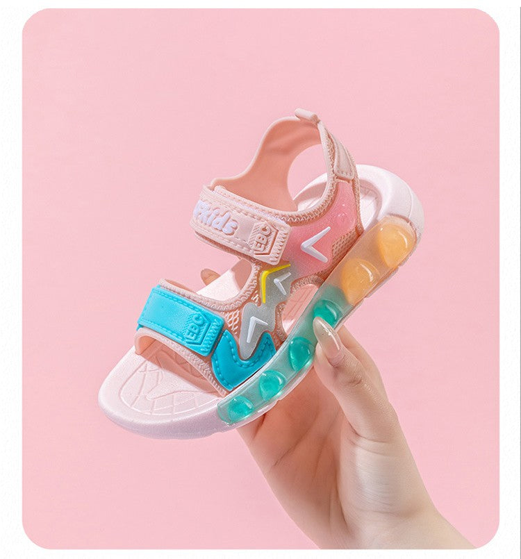 New Summer Children's Soft Soled Sandals Anti Slip Breathable For Boys And Girls Water Wading Baby Beach Sandals