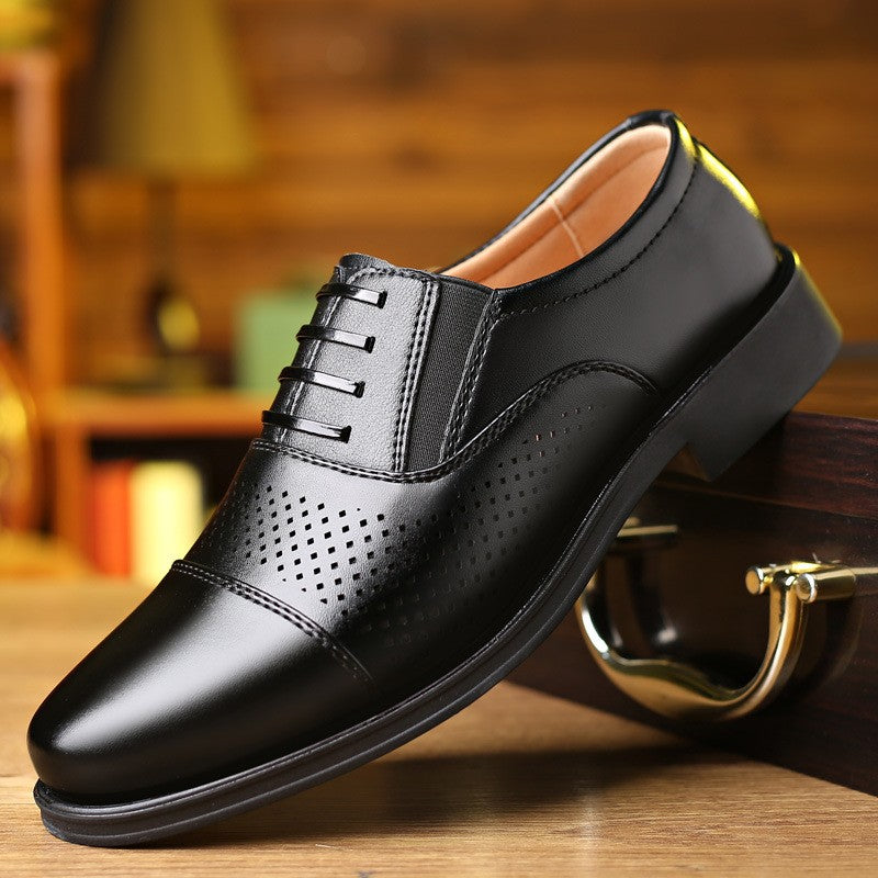 Mens Formal Leather Shoes Slip on Dress Wedding Casual Flats Luxury Walking Oxfords Office Work Zapatos Para Hombre Plus Size
