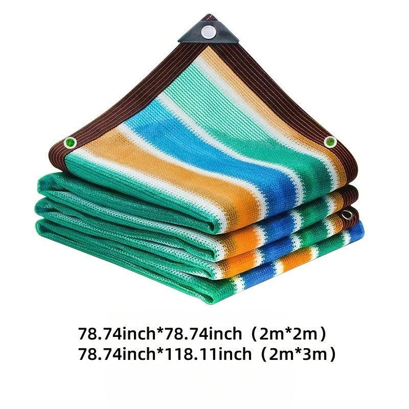Durable outdoor sunscreen mesh - garden, greenhouse, doghouse breathable mesh cover - plant protection, easy to hang weather