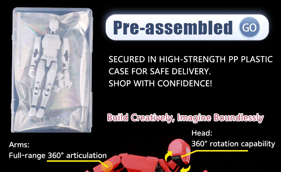 ?9L3D Lucky13 Silver Armor Knight Action Figure Dummy13 with TripleWeapon T13 Multi-Jointed 3D Printed Collectible Toy Titan13?