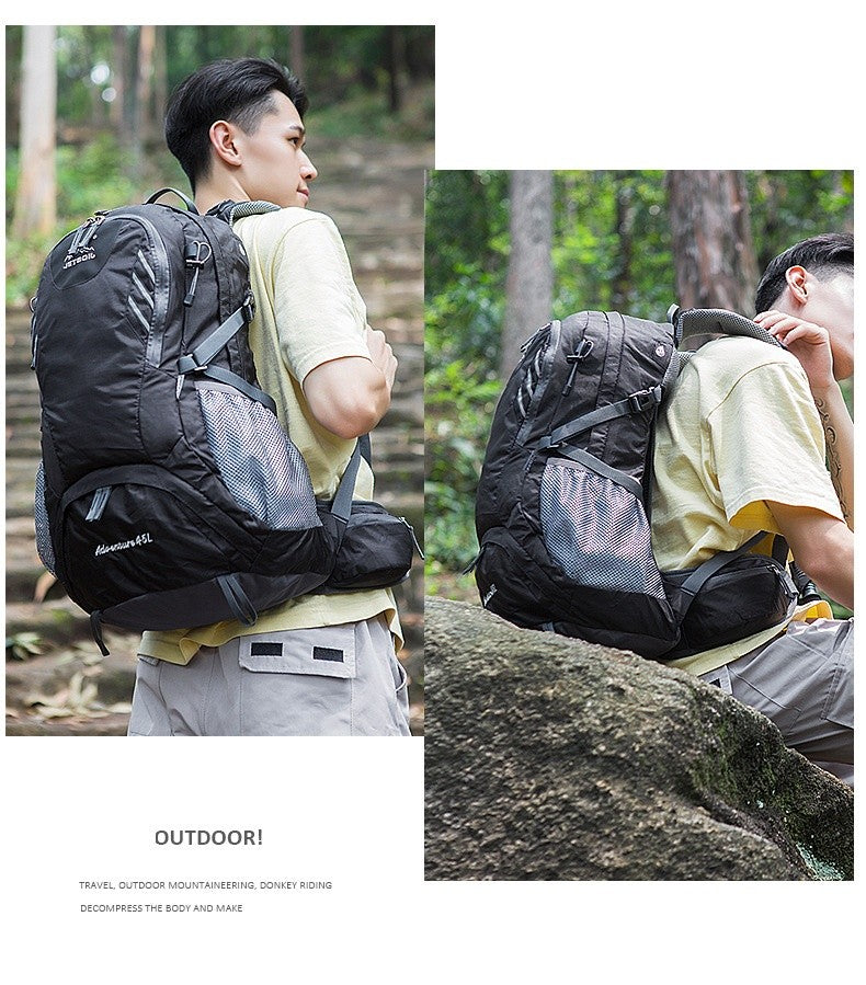Hiking Backpacks Outdoor Waterproof Men and Women Mountaineering Travel Sports Backpack Large Capacity Camping Bag