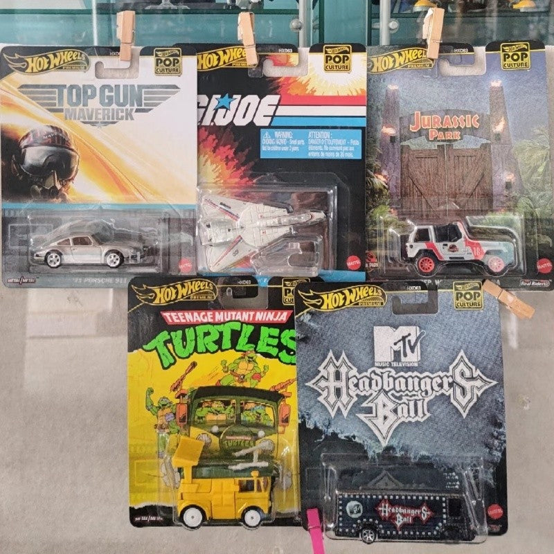 New Hot Wheels HXD63 Pop Culture Collection Series Stranger Things Godzilla Back To The Future Forza Matrix Collection Toys Cars
