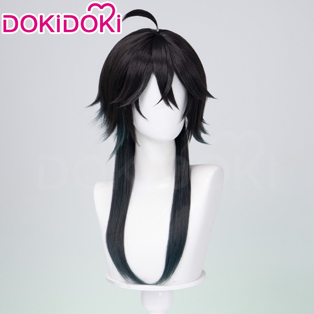 ?Ready for Ship?Idia Malleus Leona Vil Crowley Wig Game Cosplay DokiDoki Men 120cm Long Hair Fiber Idia Halloween Free Wig Cap