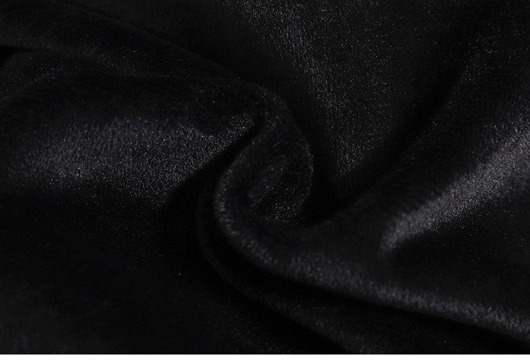Plus Size Skirt Women 2024 Winter High Waist Elastic Velvet A Line Mermaid Skirt Korean Style Elegant Brown Or Black Long Skirts