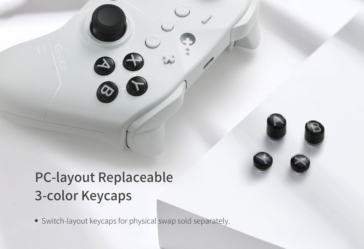 Gulikit ES/ES PRO Wireless Controller For Nintendo switch 2 ,Bluetooth,for Windows, Android ,iOs Game Accessories?BLACK/white