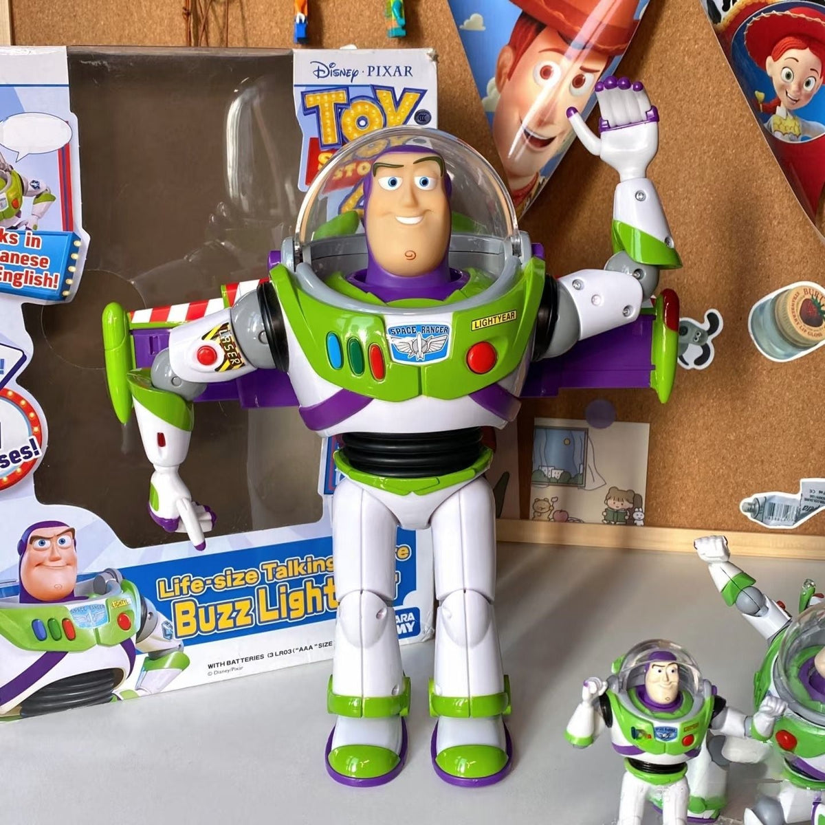Toy Story Buzz Lightyear Model Toys Pixar Electric Walking Robot Doll Action Figure Toy Birthday Gift Toys Model For Children