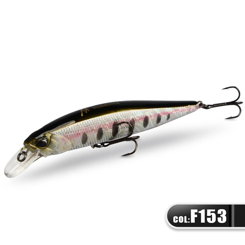 MEREDITH JERK MINNOW 100F 14g Floating Wobbler Fishing Lure 24Color Minnow Lure Hard Bait Quality Professional Depth0.8-1.0m