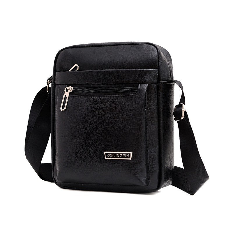 Men's PU Leather Crossbody Shoulder Bags High quality Tote Fashion Business Man Messenger Bag Leather Bags fanny pack