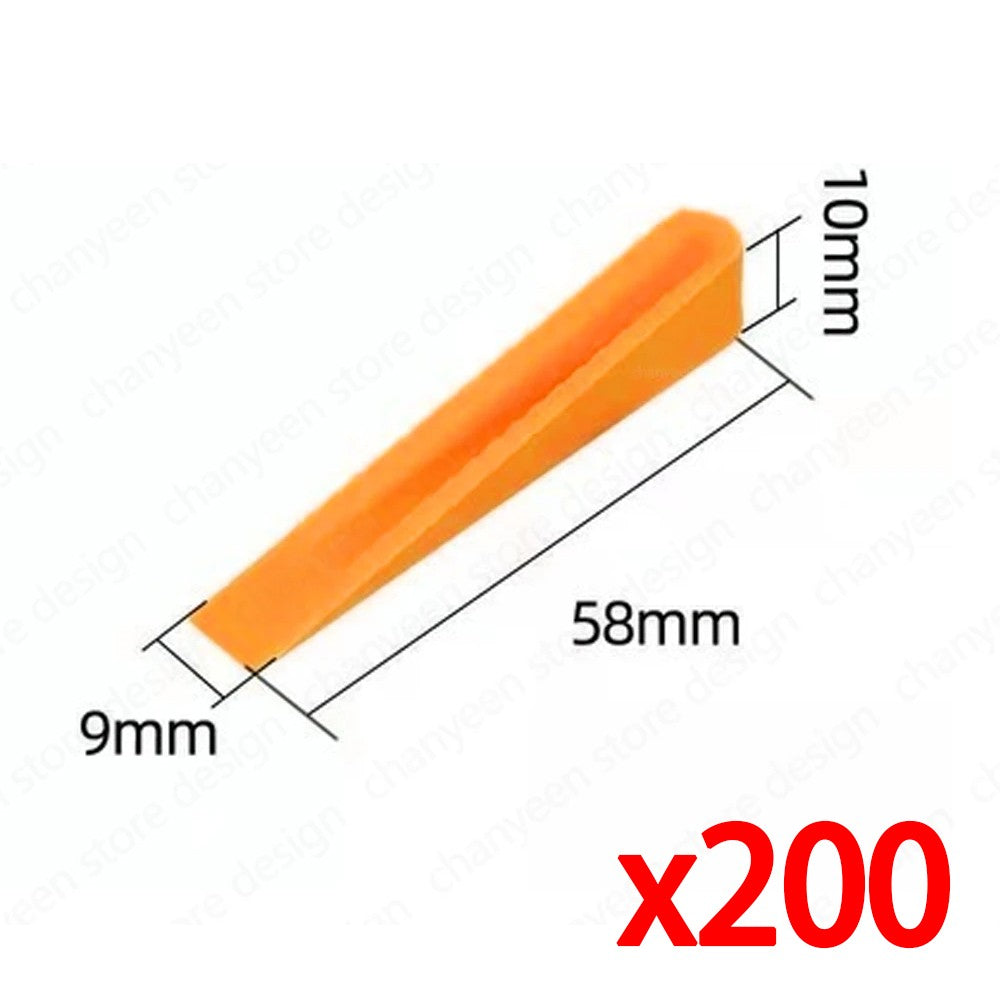 100-400Pcs Reusable Tile Leveling System Position Clips Ceramic Spacers Wedge for Wall Floor Fixing Gap Construction Tools