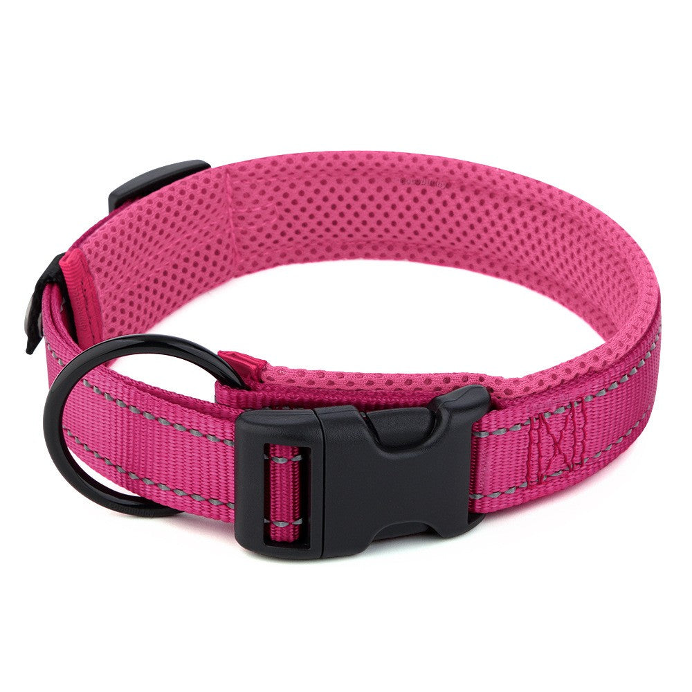 Breathable Dog Collars Adjustable Large Medium Small Nylon Pet Collar Large Dogs