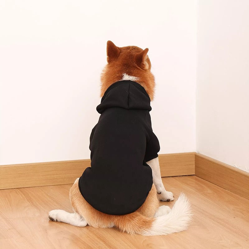 2021 Winter Pet Dog Clothes Dogs Hoodies Fleece Warm Sweatshirt Small Medium Large Dogs Jacket Clothing Pet Costume Dogs Clothes