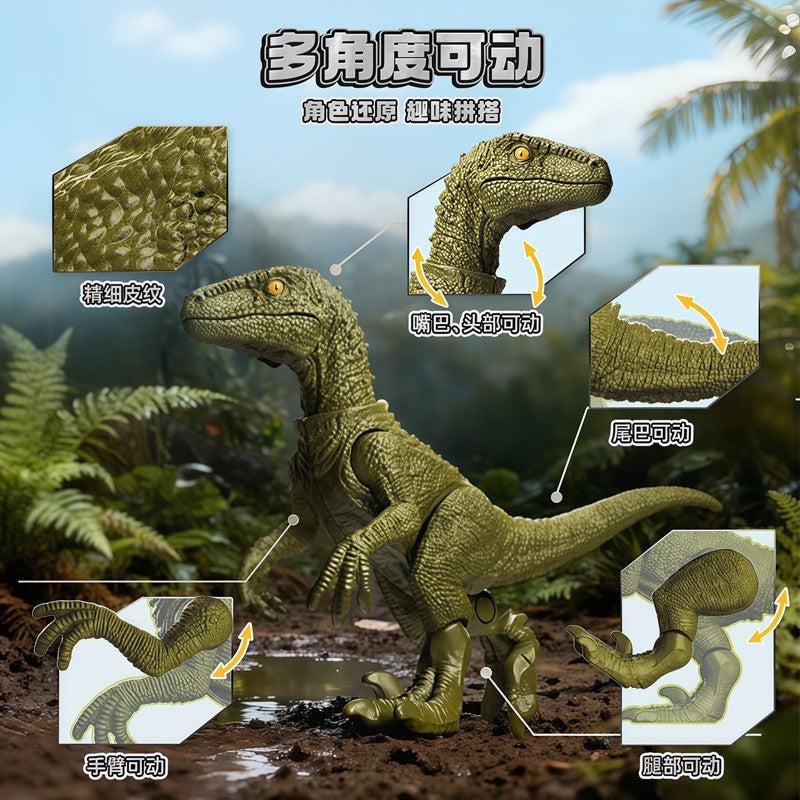 BLOKEES Jurassic World Jurassic Park Dinosaurs TERRAVENTURE Tyrannosaurus Rex Velociraptor Action Figure Assembly Toys Blind Box
