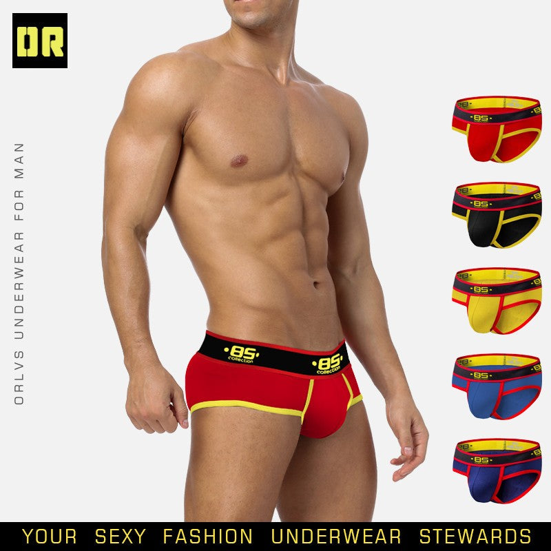 BS 4PC/LOT Men Briefs Sexy Underwear Male Underpants Men's Sexy Breathable Brief Pants Comfortable Men Briefs Underwear Cotton