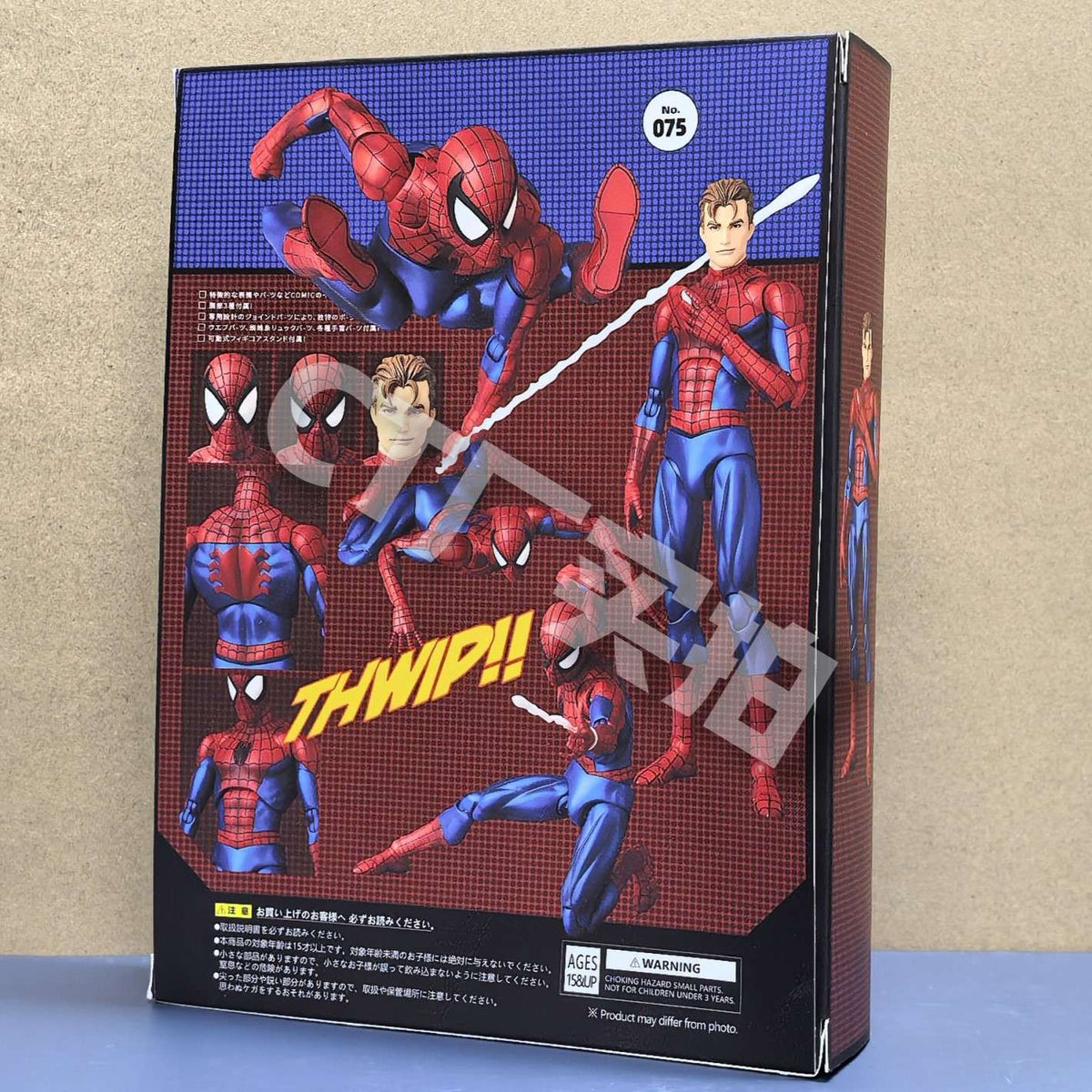 Hot CT Toys SpiderMan Mafex 075 Figure The Anazing Spiderman Comic Ver Mafex 185 Action Figure Figurine Model Toys Kids Gifts