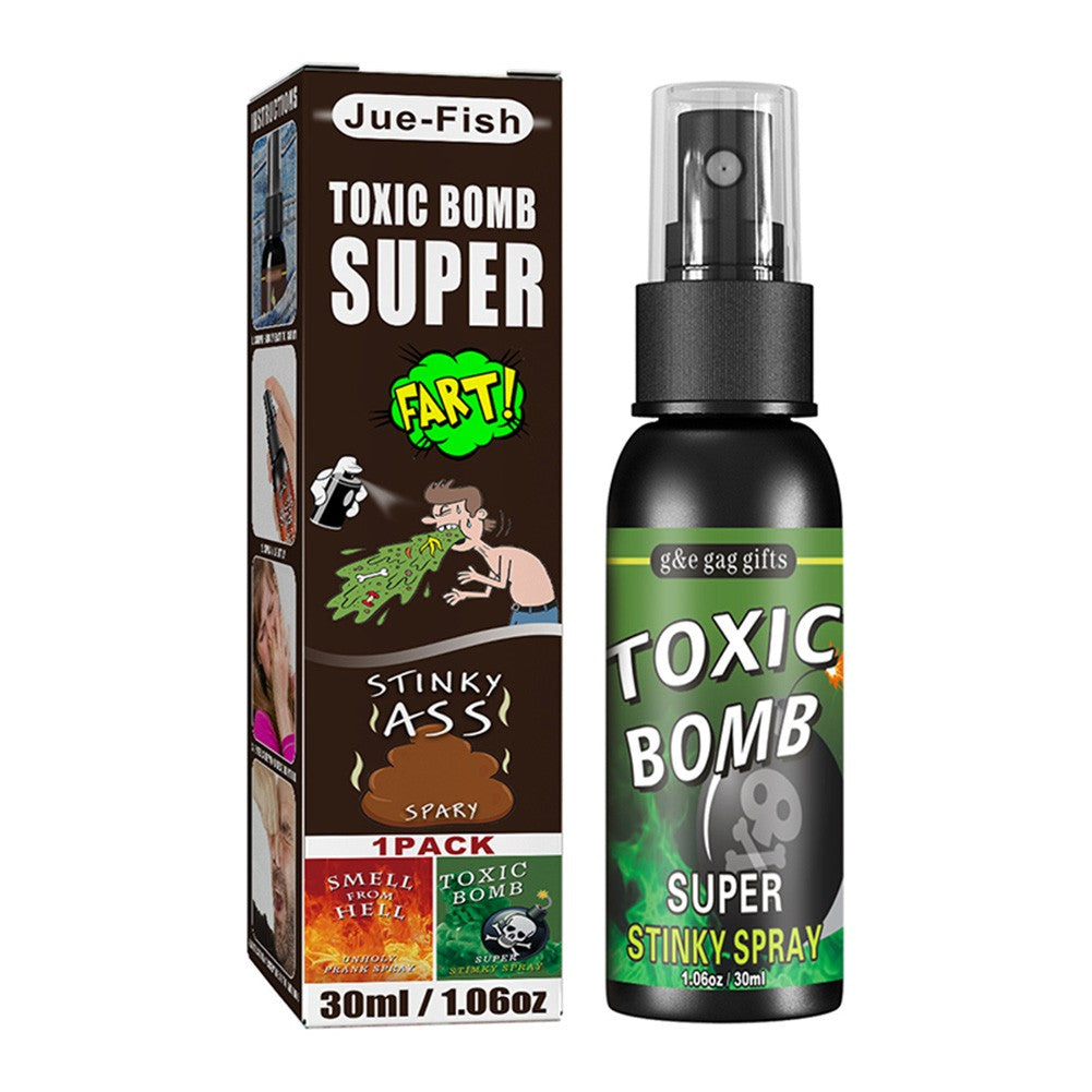 30ml Fart Spray Party Supplies Plastic Liquid Fart Gag for Adults Kids Terrible Stinky Fart Spray Non Toxic Halloween Funny Toys