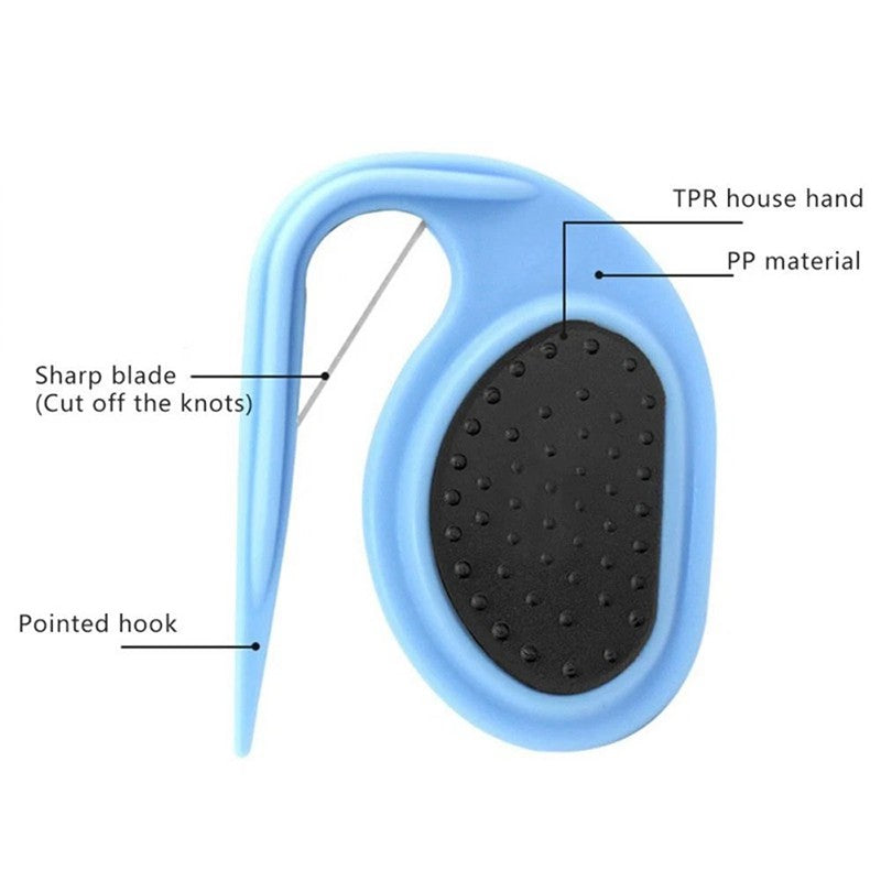 Pet Knot Open Comb Hair Cutter Hair Fur Shedding Grooming Trimmer Anti-slip Stainless Steel Hair Remover Tools Puppy Accessories