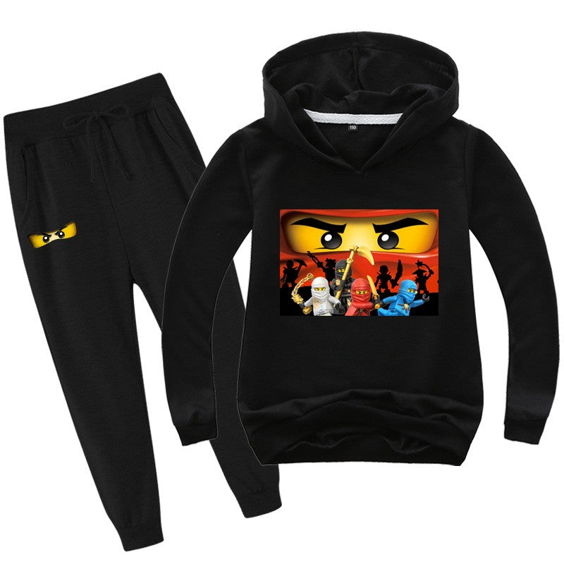 2-13 years Spring Autumn Children Clothing Sets Kids Clothes Baby Boys Hoodies Pants 2 Pcs Set Tracksuit Anime Outwear Coat