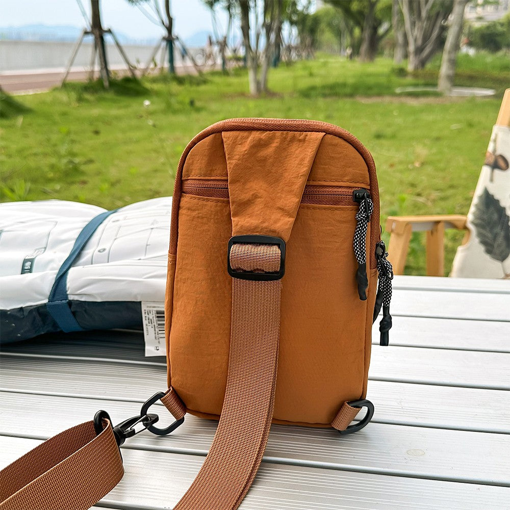 Chest Bag for Men and Women 2025 New Summer Small Backpack Crossbody Bag Casual Shopping Versatile Mobile Phone Bag