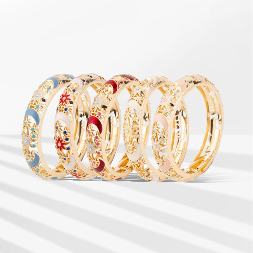 6 Colors Enamel Bracelet For Women Hollow Bangle On Hand India Cloisonne African Jewelry Women's Hand Bracelets Bohemian Gifts