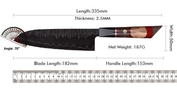 Cutting Tool Chef Santoku Utility Knife white mesh resin HD 67-Layer Damascus Steel Japanese Kiritsuke knife set for kitchen ues