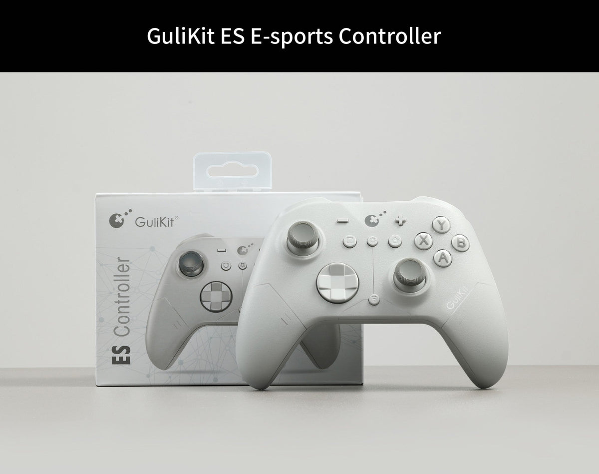 Gulikit ES/ES PRO Wireless Controller For Nintendo switch 2 ,Bluetooth,for Windows, Android ,iOs Game Accessories?BLACK/white