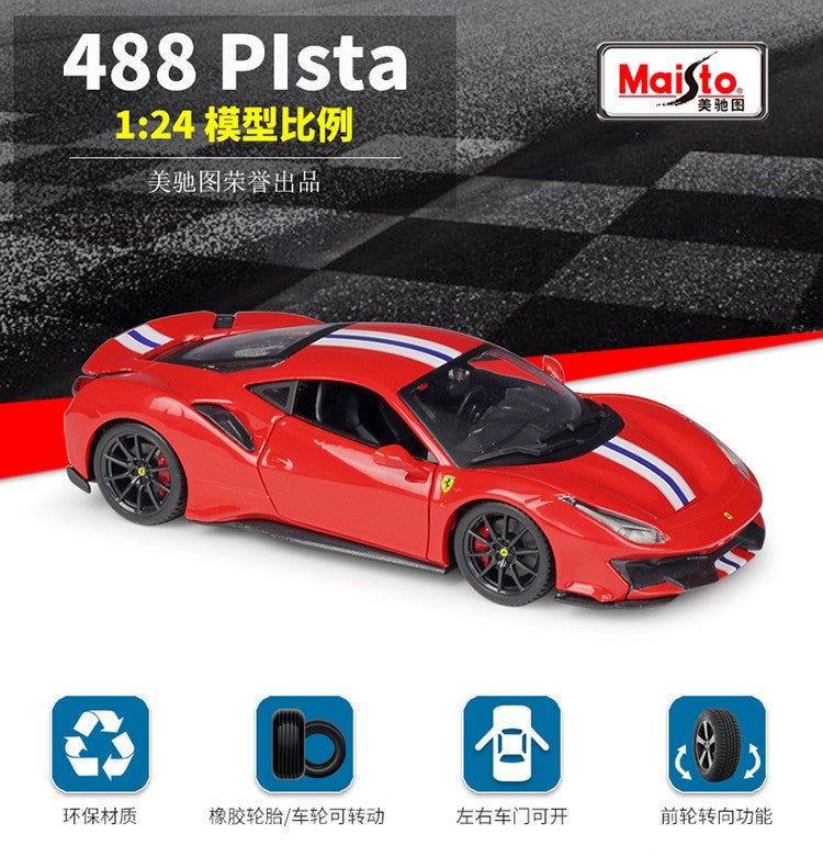 Maisto 1:24 Ferrari FXX K Roma Monza SP1 Model Car Die-Cast Miniature Cars Models Collection Toy Gifts Wholesale