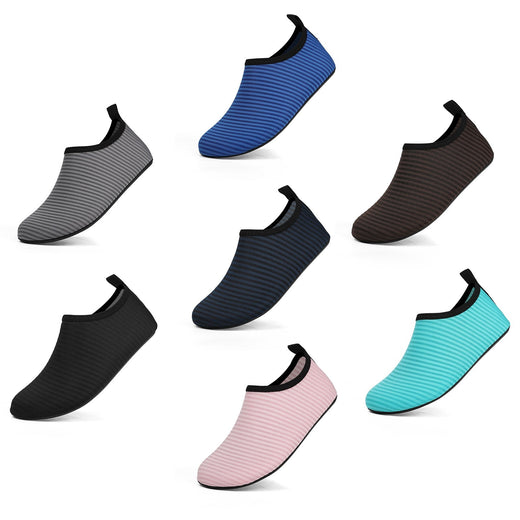 Summer Water Shoes Kids Aqua Socks Sneakers Boys Girls Swimming Shoes Beach Socks Childrens Casual Sneakers Striped Toddler