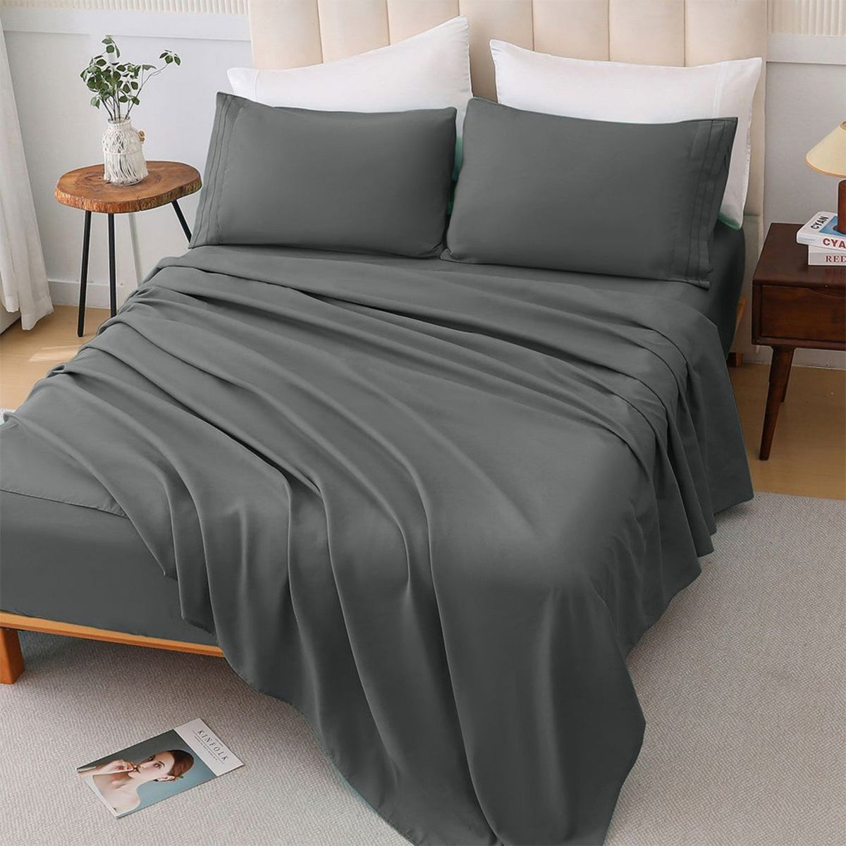 four-piece bed set, K