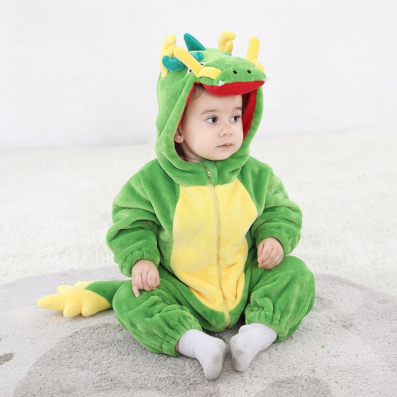 Toddler Outfit Unisex Baby Animal Costume Lion Costume for Kids Homewear Boys Jumpsuit Halloween Dress Up Romper