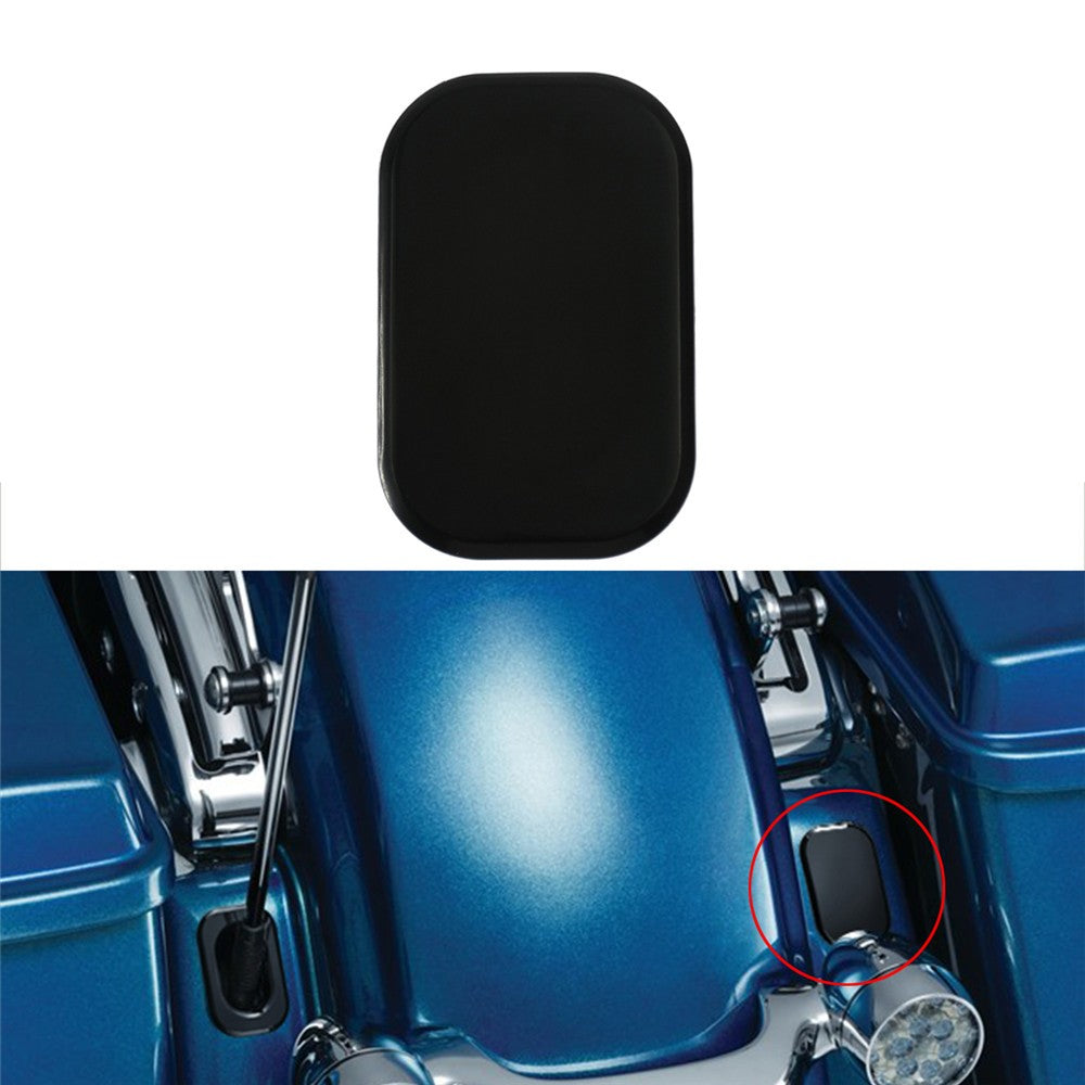 Motorcycle ABS Antenna Hole Accent Filler Cover Black/Chrome For Harley Touring Street Glide FLHX 2006-2019 Road Glide 2010-2019