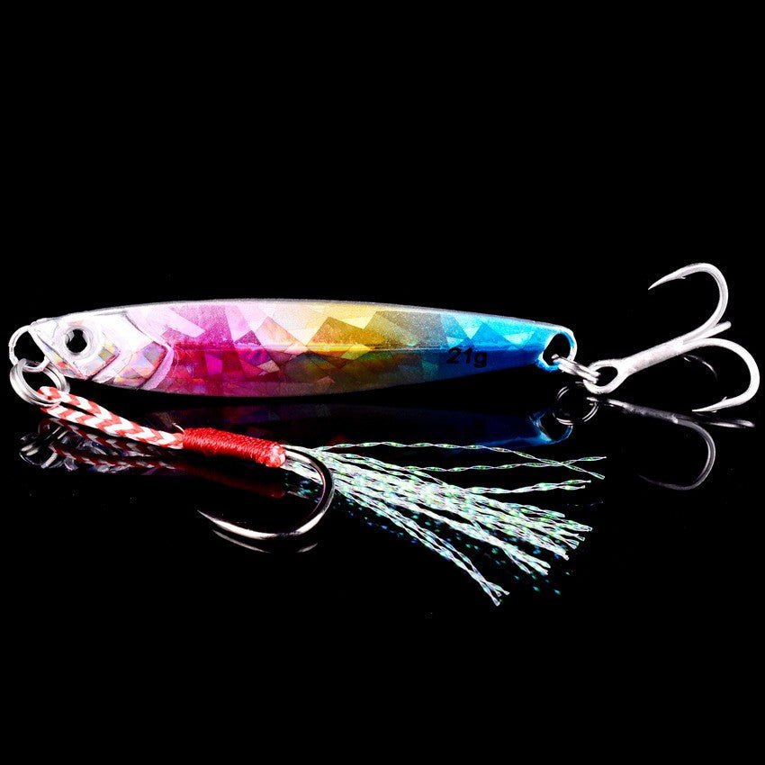 3/5/8pcs Metal Jig Fishing lure Set 7g 10g 14g 21g 28g 40g Sea Shore Casting Jigging lures Jigs Spoon Saltwater Artificial Bait