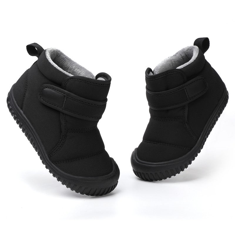 Unisex Kids' Outdoor Anti-slip Winter Snow Boots Warm Plush Toddler Boys Girls Comfortable Walking Shoes Size 19-28
