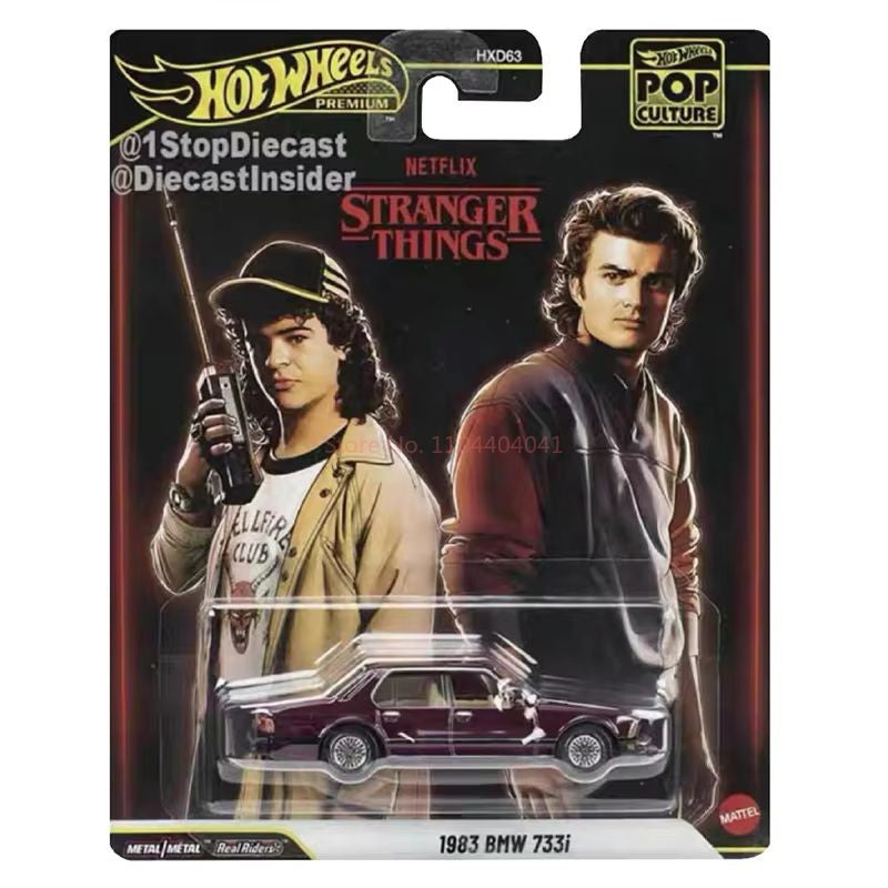 Hot Wheels 1/64 Entertainment Culture Series Nissan Skyline Stranger Things Bmw Lincoln Alloy Die-Cast Car Models Gifts Toy
