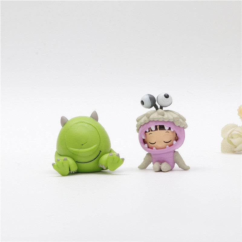 Q Version Anime Figures Cartoon Toy Story Woody Alien Monsters University James P. Sullivan Model Toys Children Christmas Gift